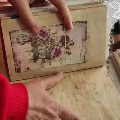 A decorated journal page